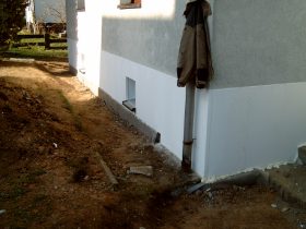 Hauseingang mit D�mmung 