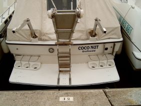 Corniche 31 Coconut am Liegeplatz