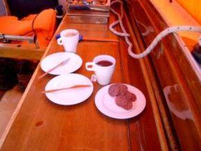 Fr�hst�ck an Bord