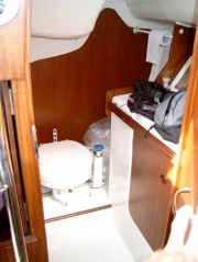 Die Nasszelle auf Enrico