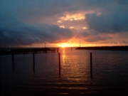 Sonnenuntergang in Glowe