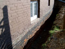 Terassenseite nach dem K�rchern