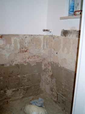 Rohbau - alles mu�te raus